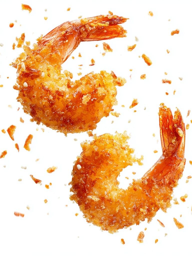 Crispy Shrimp — Food Print. poster detail