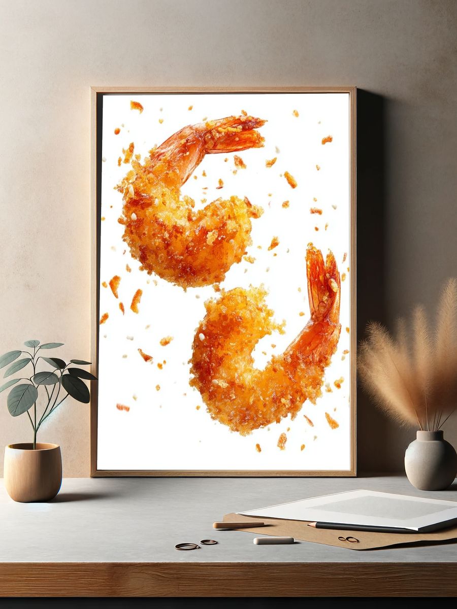 Crispy Shrimp — Food Print. — room view 2