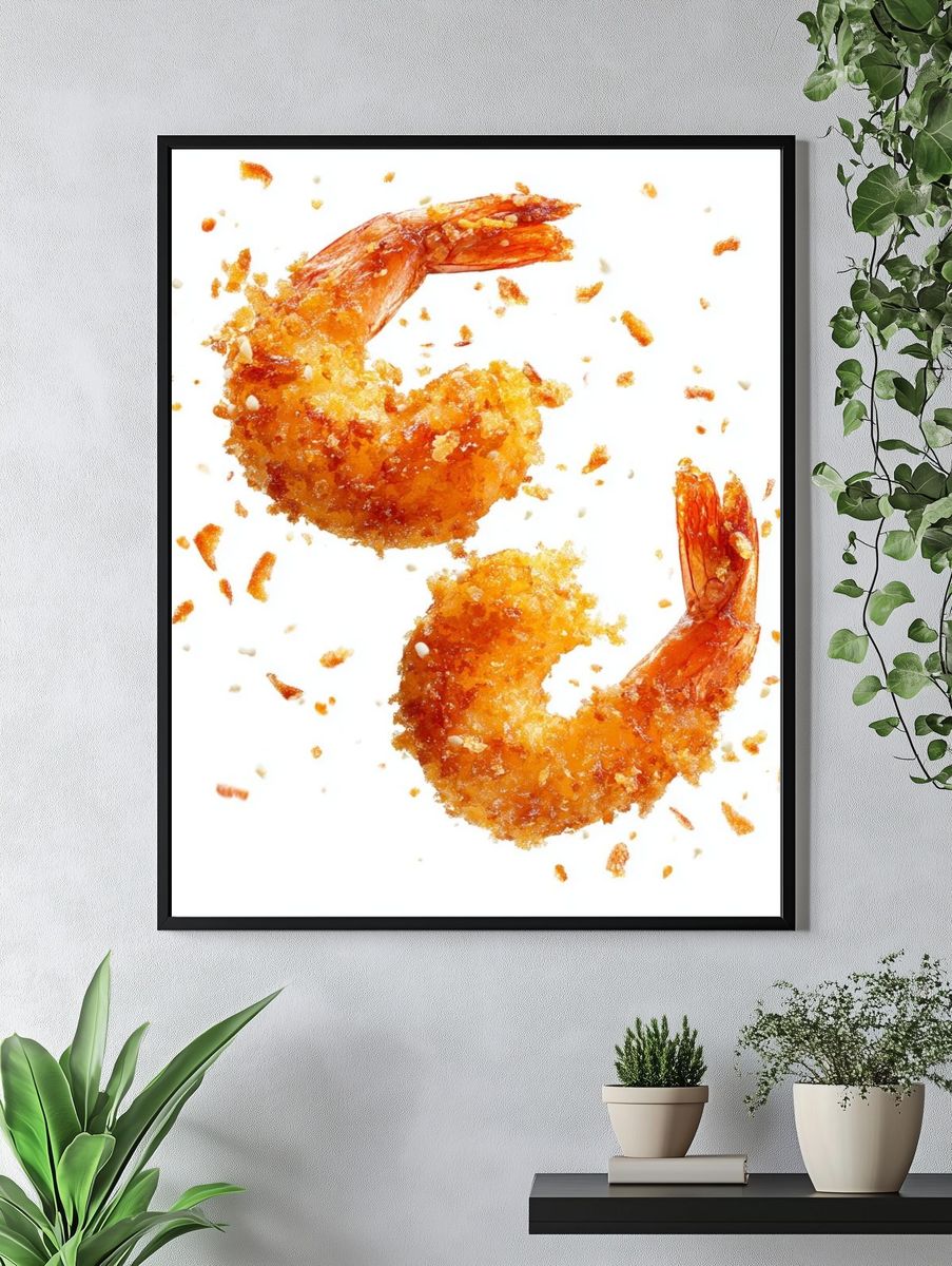Crispy Shrimp — Food Print. — room view 4