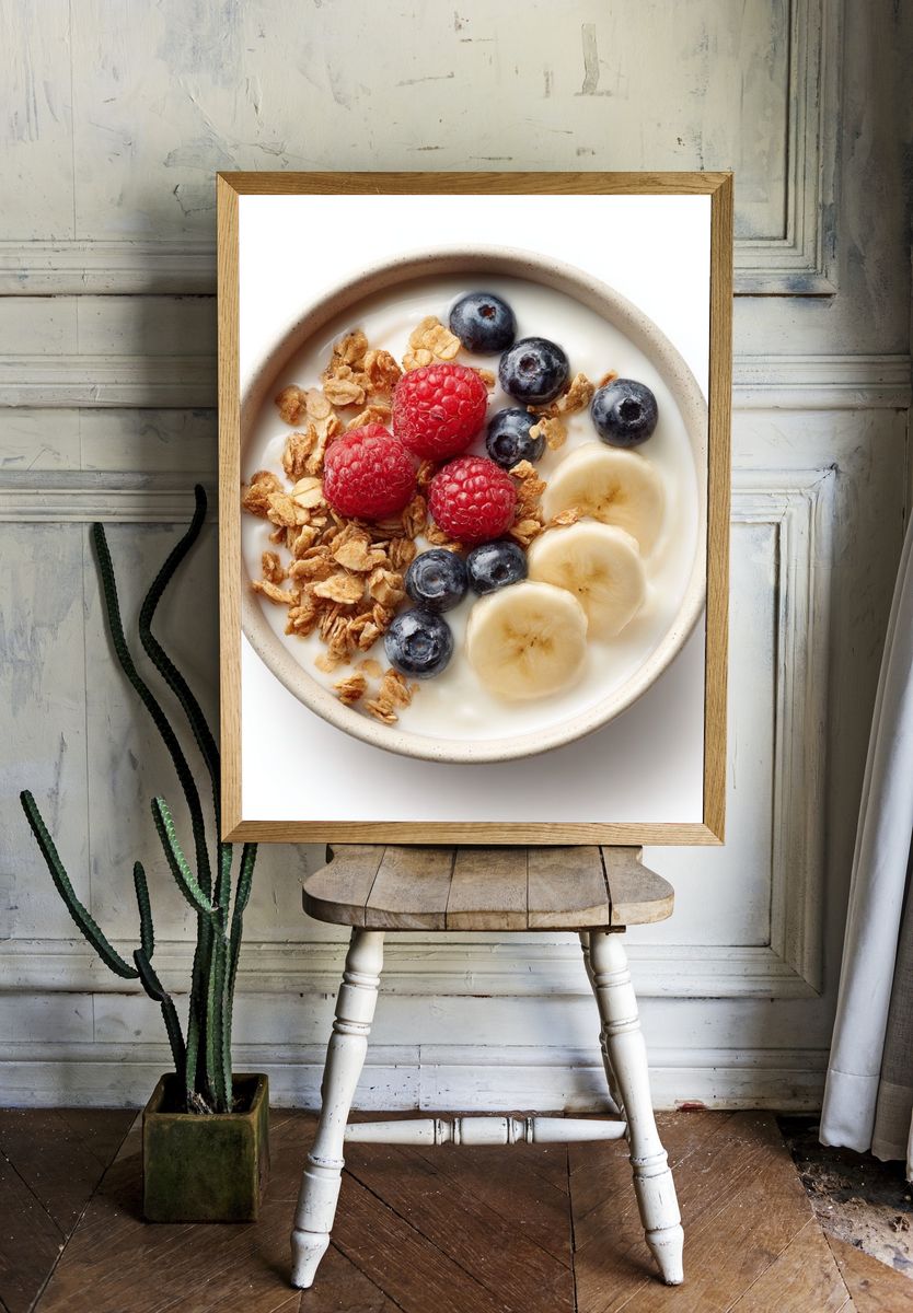 Yogurt Bowl with Berries and Granola — Food Print room preview