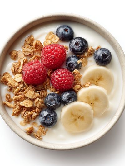 Yogurt Bowl with Berries and Granola — Food Print