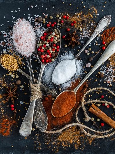 Spices and Spoons — Food Photography Print