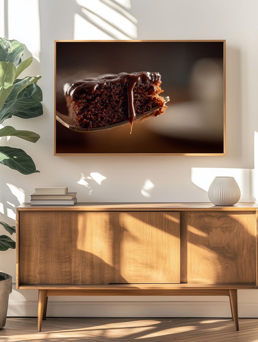 Chocolate Brownie Dessert Poster. — room view 3