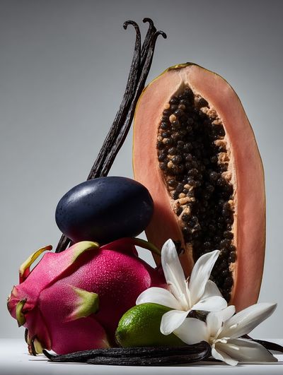 Tropical Fruits Still Life Poster