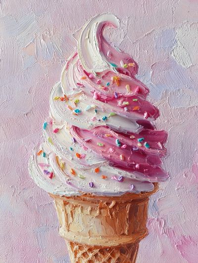 Ice Cream Cone — Art Print. poster