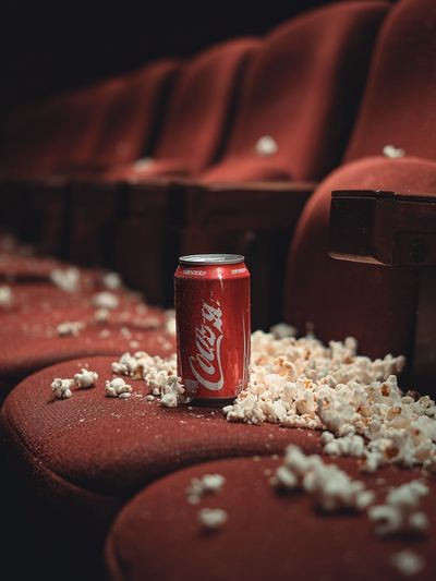 Crisp Soda and Popcorn — Photography Print. poster