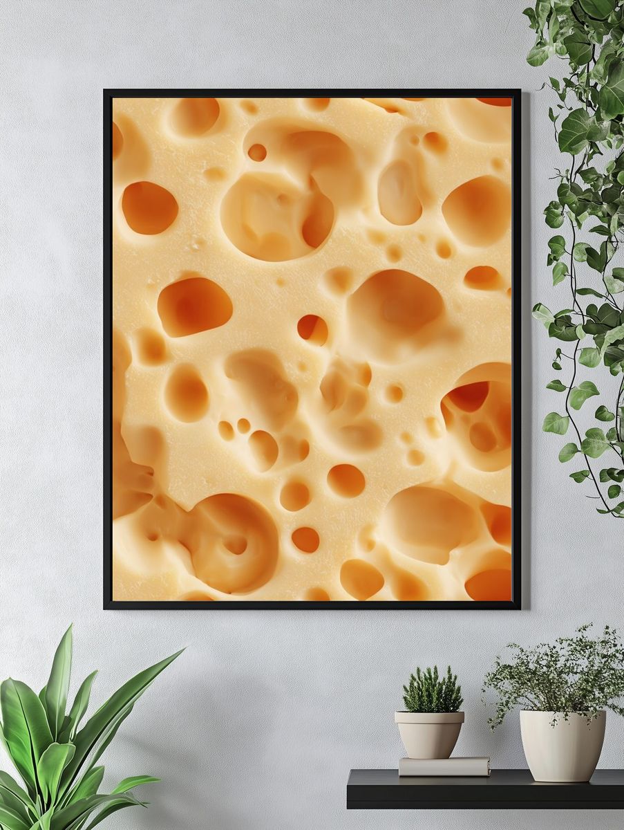 Cheese Texture — Food Print. — room view 4