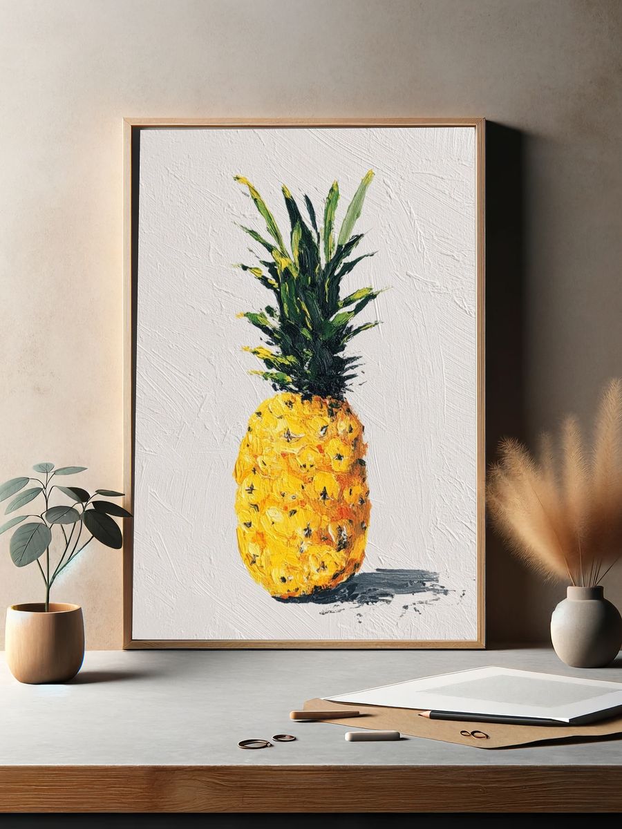 Pineapple — Art Print. — room view 2