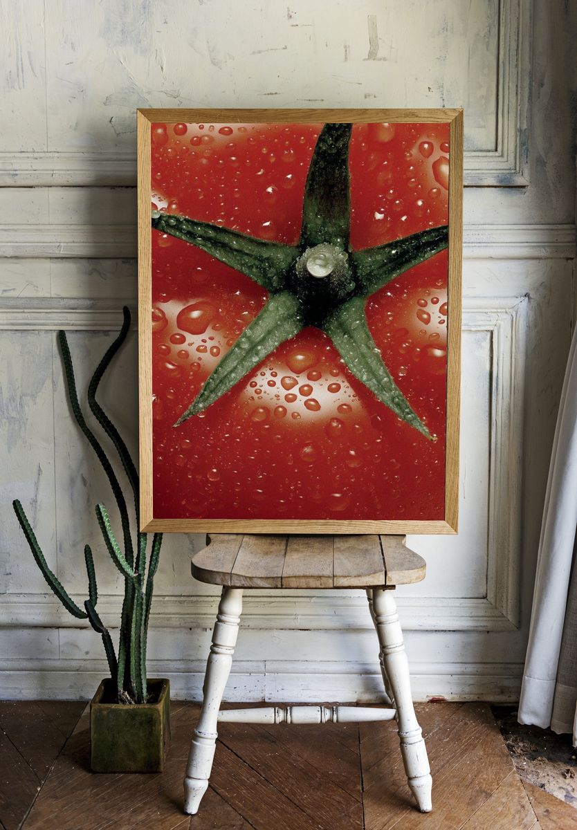 Fresh Tomato — Food Photography Print. room preview