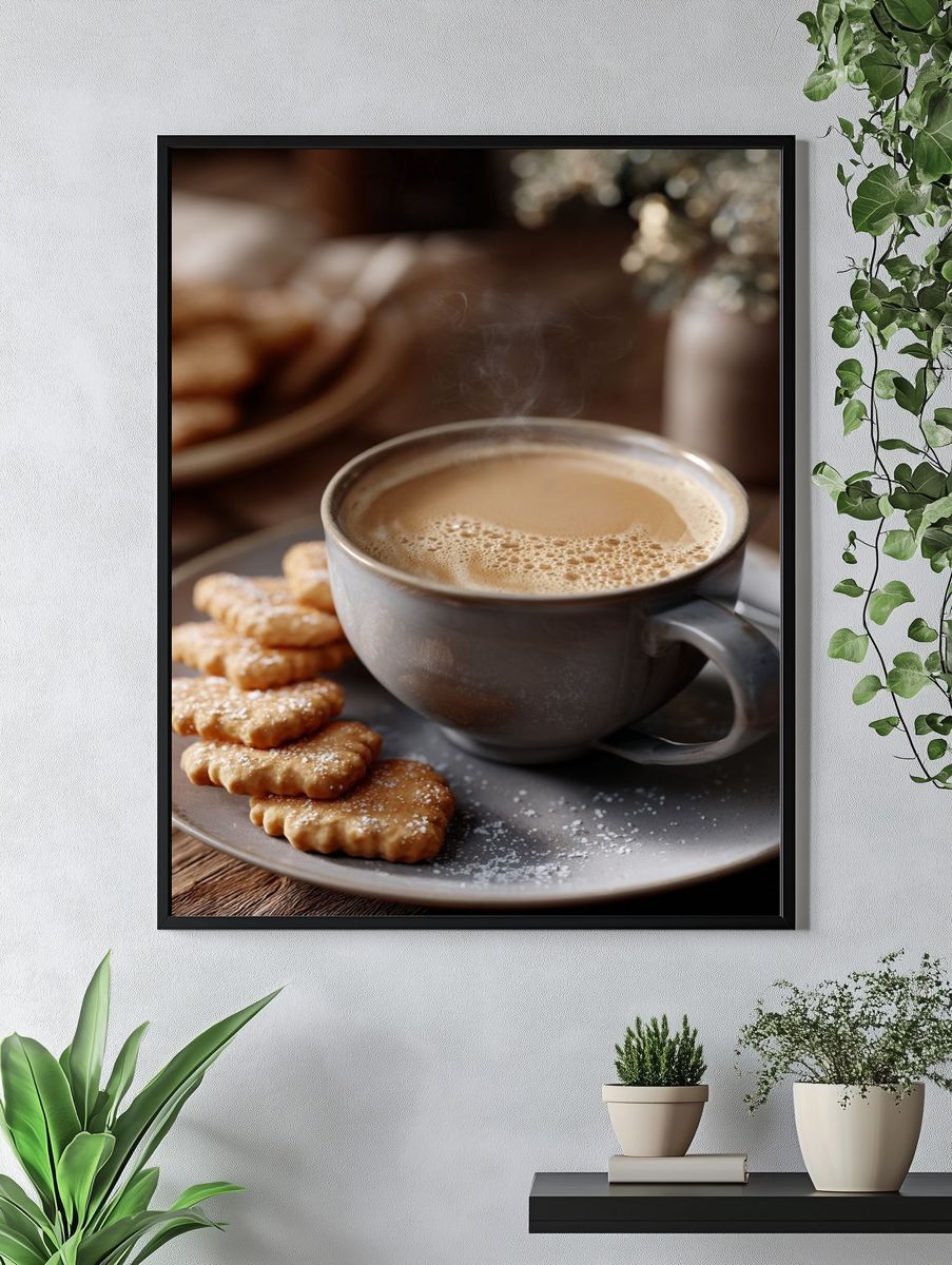 Coffee and Cookies — Food Print. — room view 4