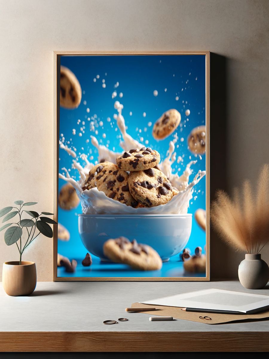 Chocolate Chip Cookies — Food Print. — room view 2
