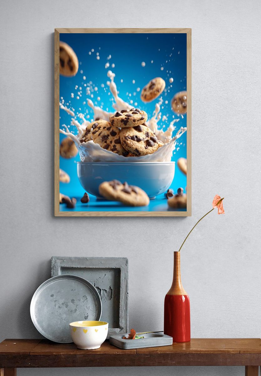 Chocolate Chip Cookies — Food Print. — room view 3