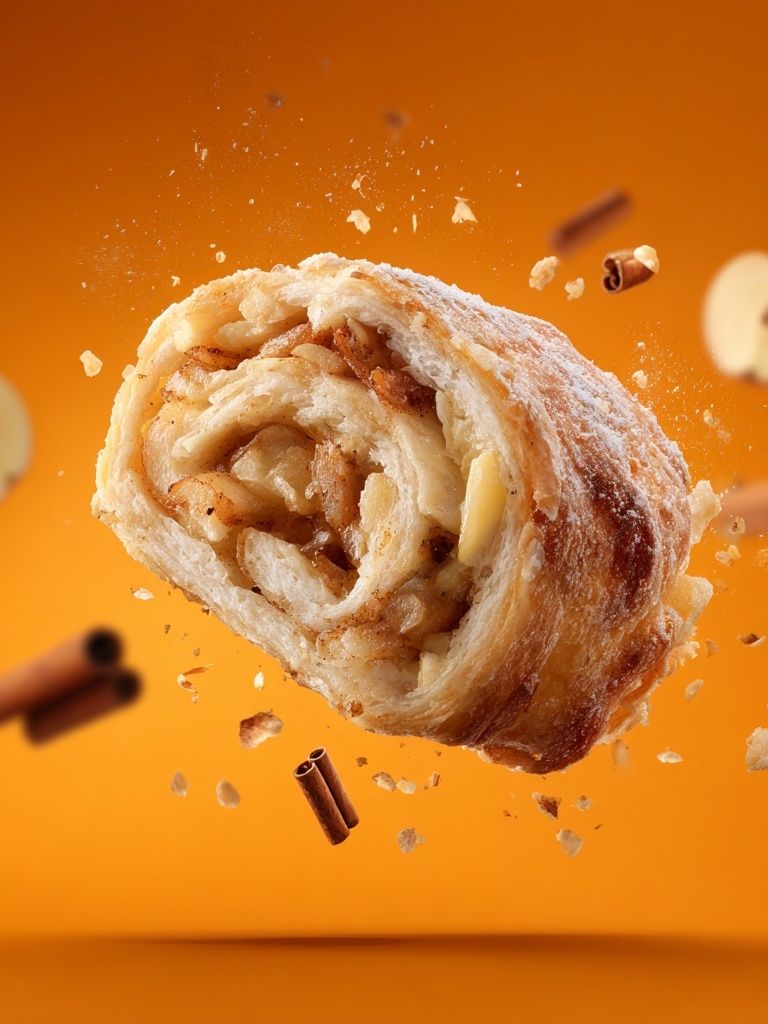 Apple Cinnamon Pastry Photography Poster. poster detail