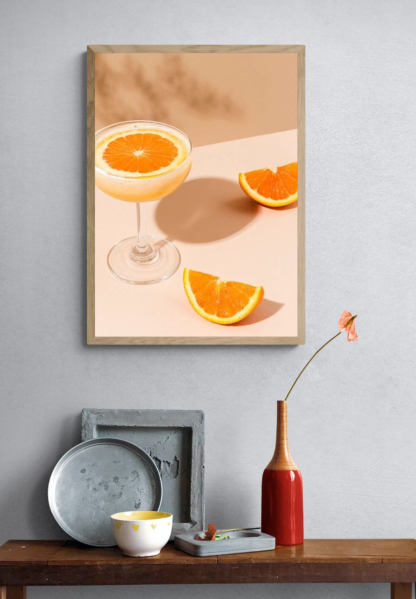 Fresh orange margarita cocktail. — room view 3