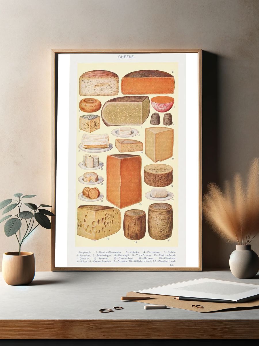 Cheeses: Gorgonzola, Double Gloucester, Koboko. — room view 2