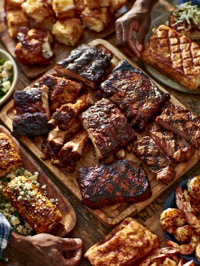 BBQ Feast Food Photography Poster.