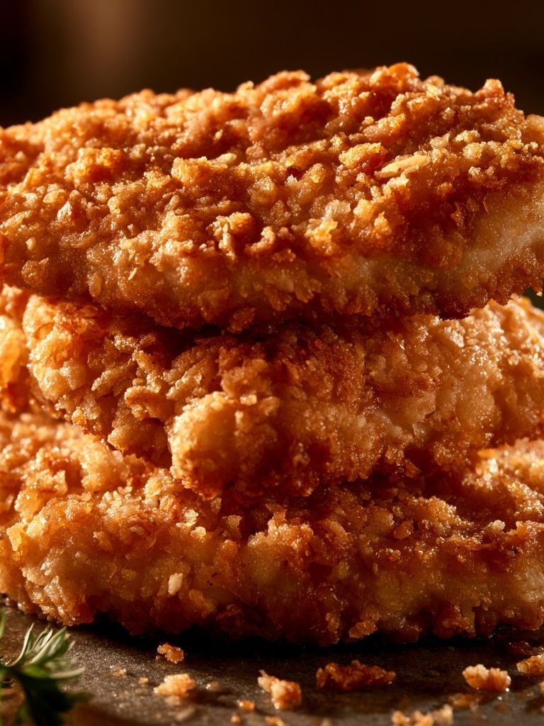 Crispy Fried Chicken Food-Drink Poster. poster — food-drink art