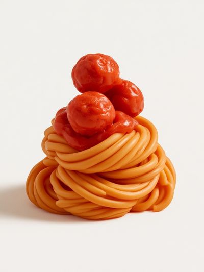 Spaghetti and Meatballs Food Poster. poster print