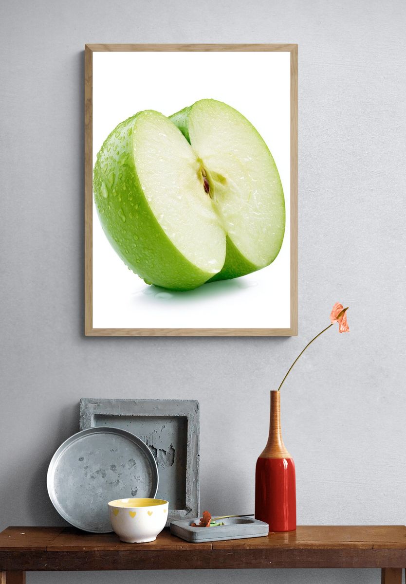 Green Apple Food-Drink Poster. — room view 3