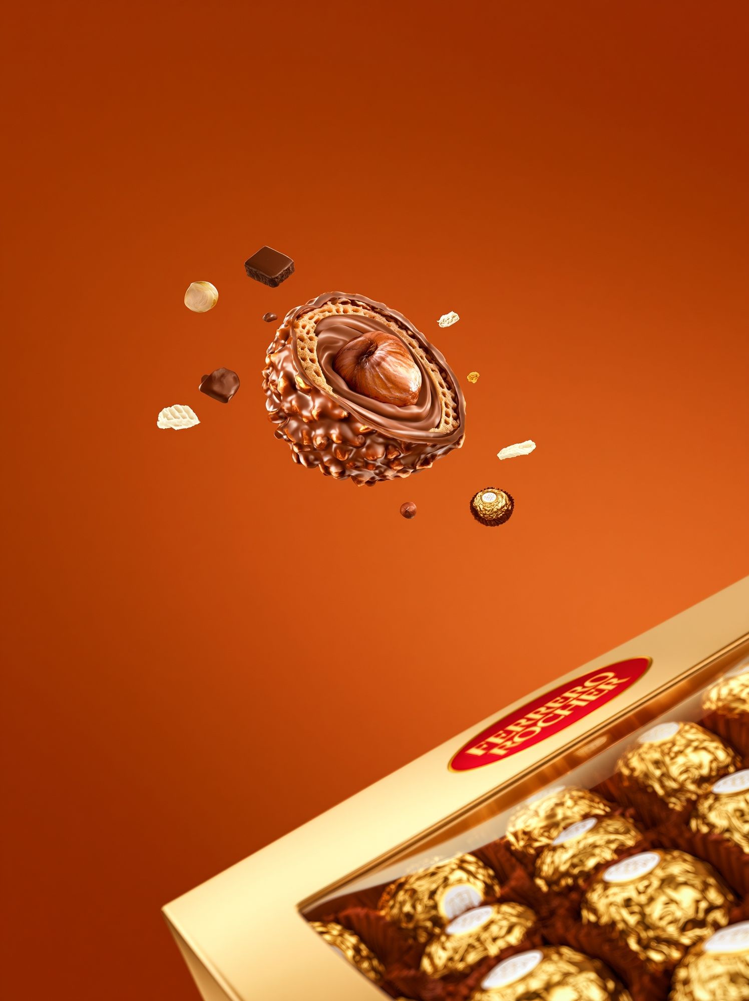 Ferrero Rocher Chocolate Still Life Print. poster detail