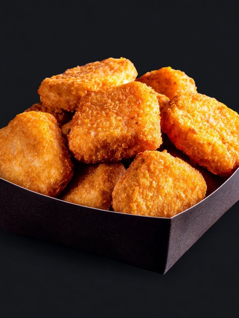Chicken Nuggets Food Photography Poster. poster detail