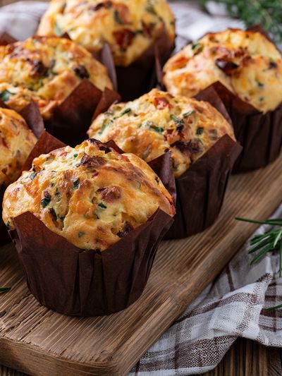 Savory Herb Muffins Photography Poster.