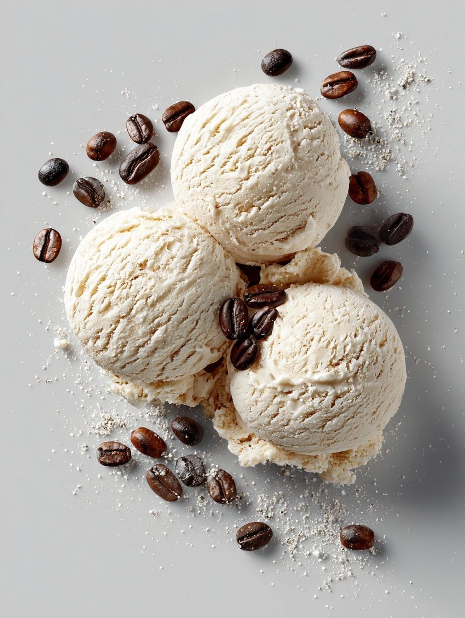 Coffee Ice Cream Still Life Poster. poster — food-drink art