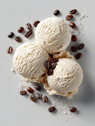 Coffee Ice Cream Still Life Poster. poster