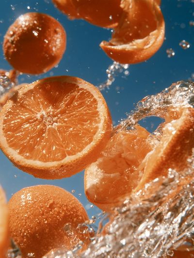Citrus Splash Photography Poster. poster