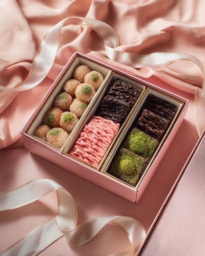 Luxury Dessert Box Photography Poster.