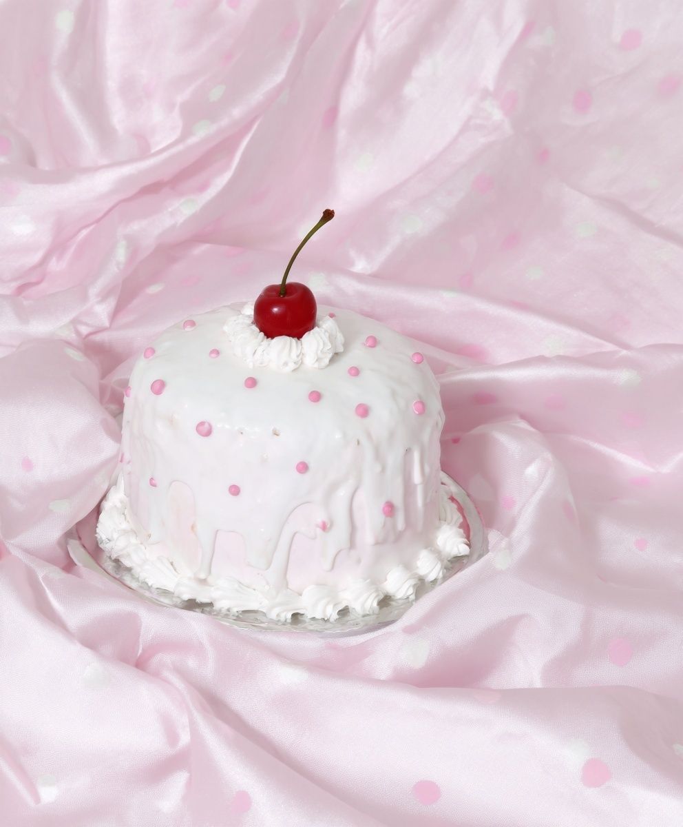 Cherry Cake Still Life Poster. poster — food-drink art