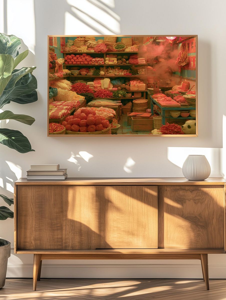 Spice Market Still Life Poster. — room view 3