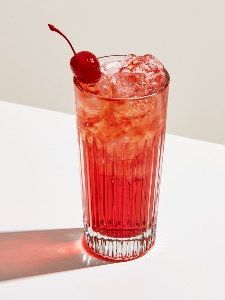 Cherry Cocktail Photography Poster. poster — food-drink art