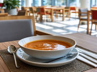 Tomato Soup Table Setting Print. poster