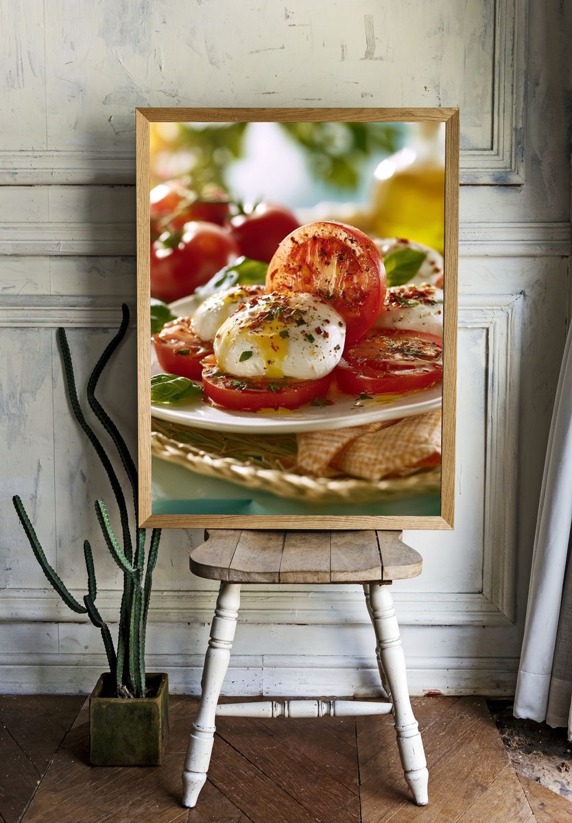 Caprese Salad Food-Drink Poster. room preview