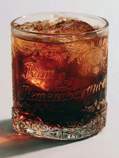 Rum & Rememberance Drink Poster.