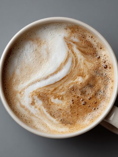 Cappuccino Foam Photography Poster.