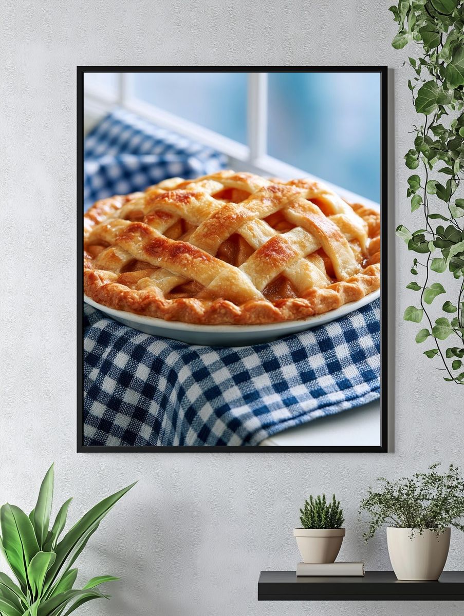Homemade Apple Pie Photography Poster. — room view 4