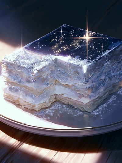 Cosmic Dessert Still Life Poster.