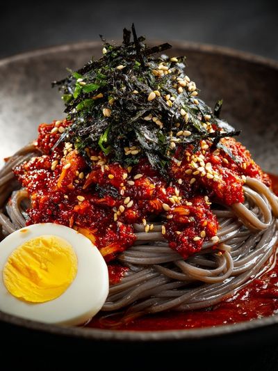 Spicy Korean Noodles Food Print