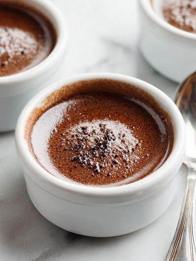 Chocolate Soufflé Dessert Photography Poster