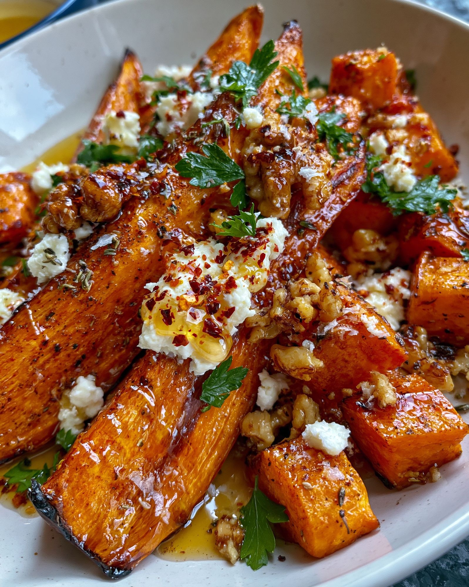 Roasted Sweet Potato Bowl Food Print. poster — food-drink art