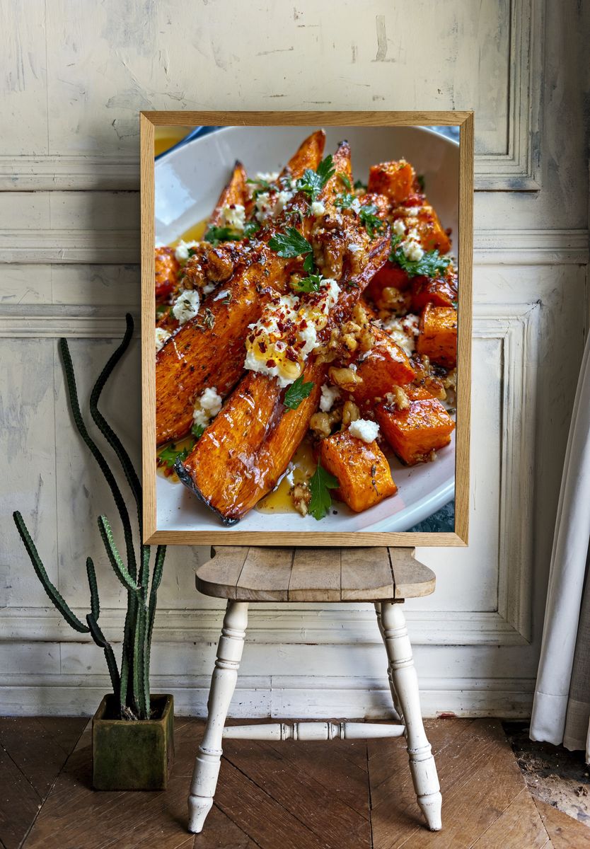 Roasted Sweet Potato Bowl Food Print. room preview