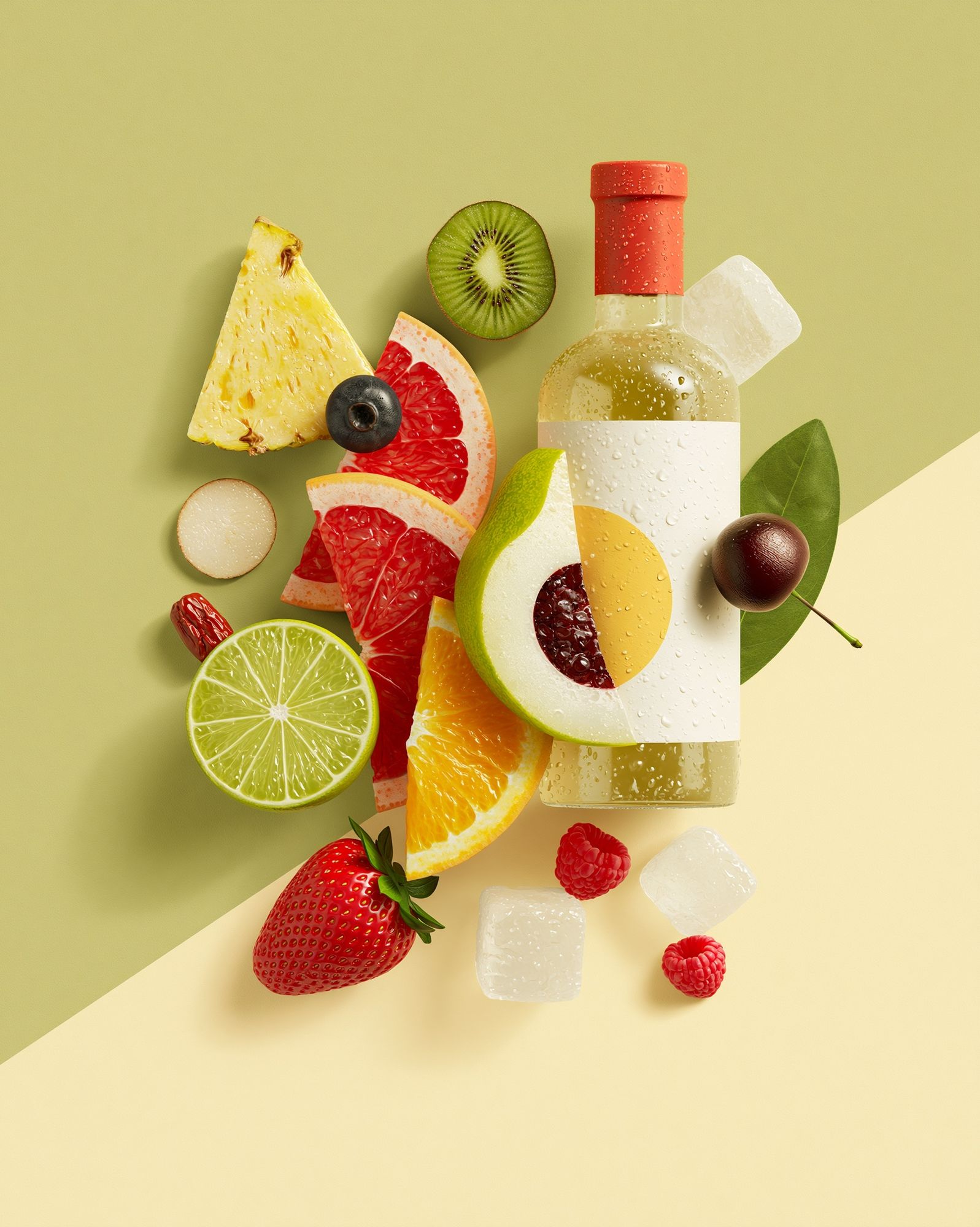 Citrus Fruit Cocktail Poster. poster — food-drink art