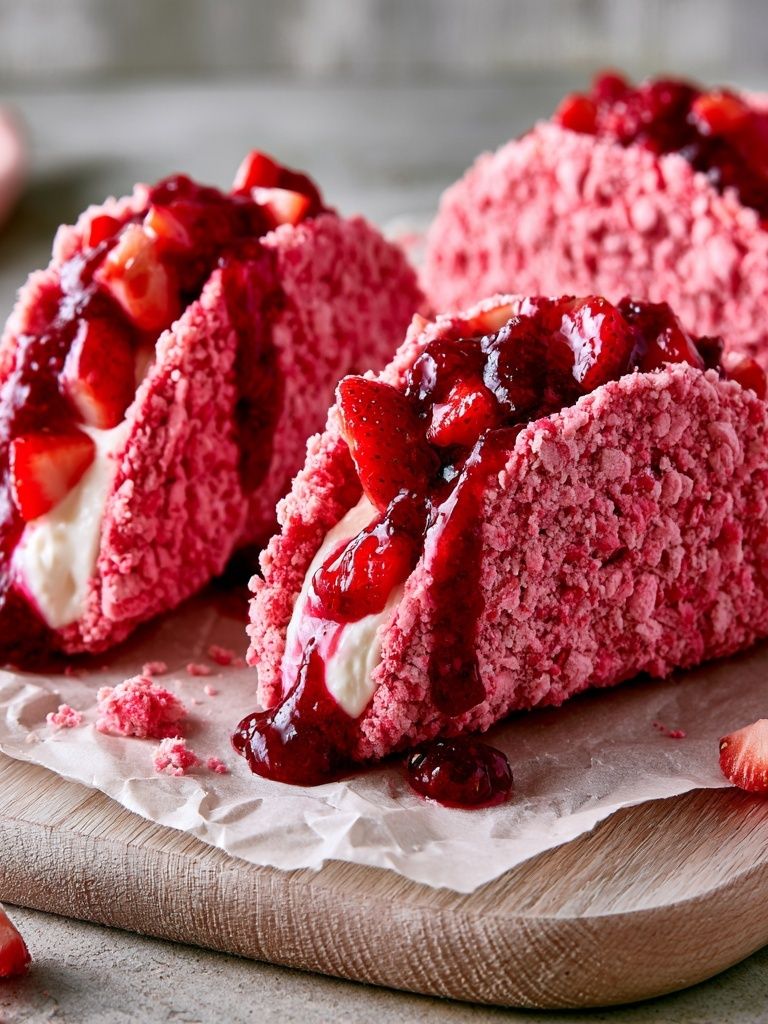Strawberry Dessert Photography Poster. poster detail