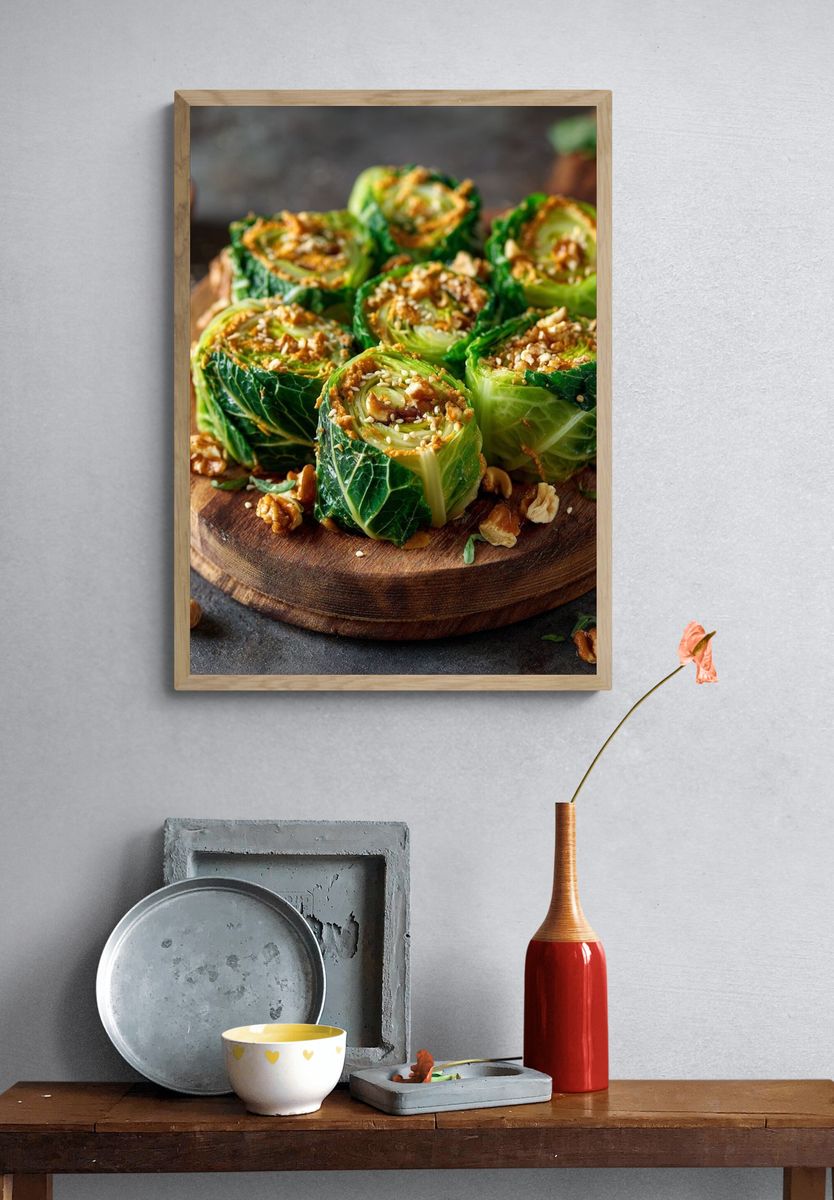Stuffed Cabbage Rolls Food-Drink Poster. — room view 3