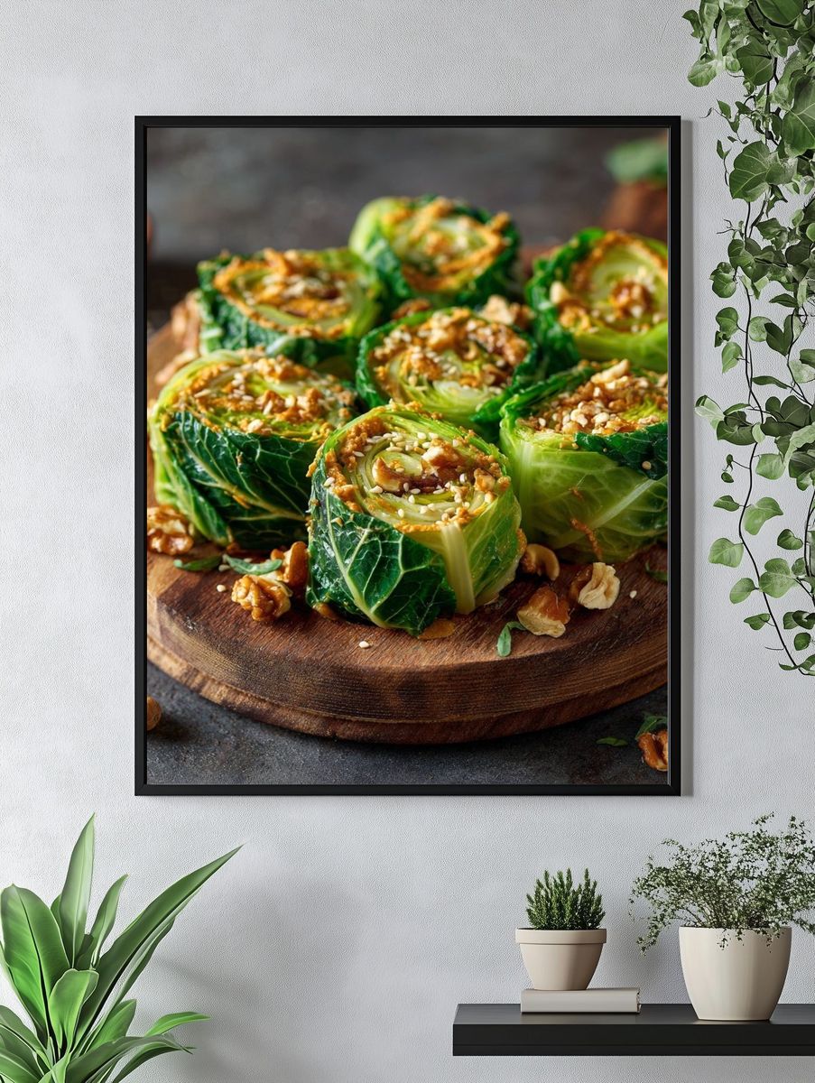 Stuffed Cabbage Rolls Food-Drink Poster. — room view 4