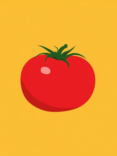 Tomato Minimalist Print.