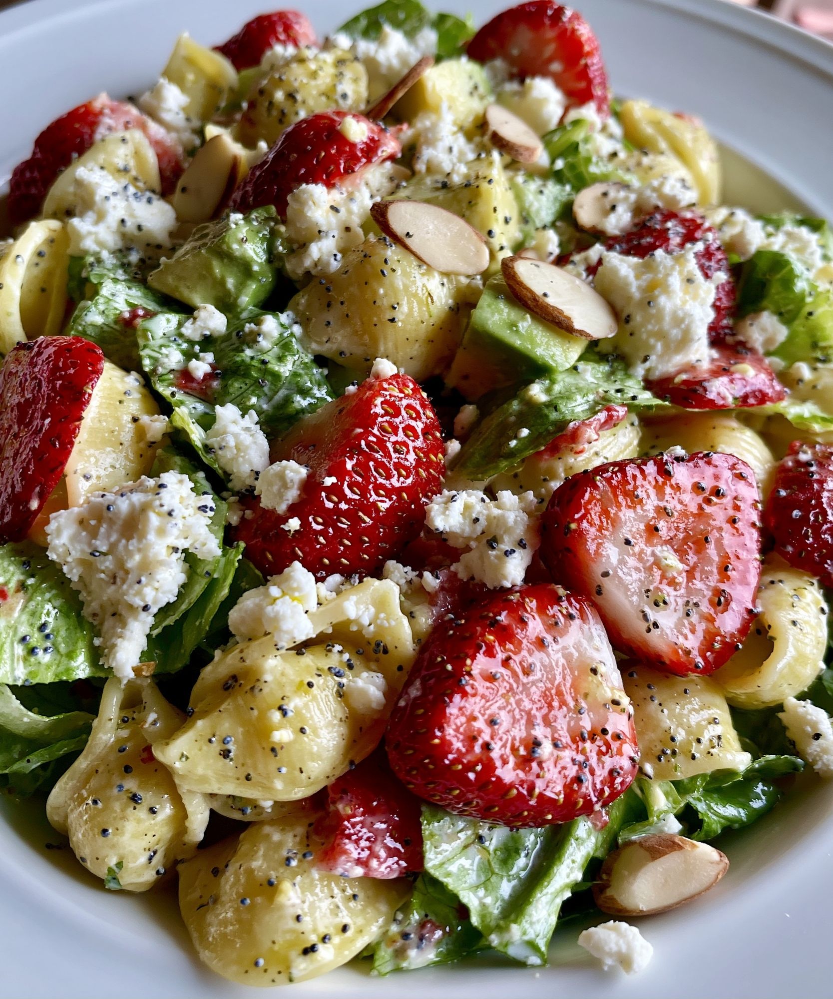 Strawberry Avocado Salad Print. poster — food-drink art