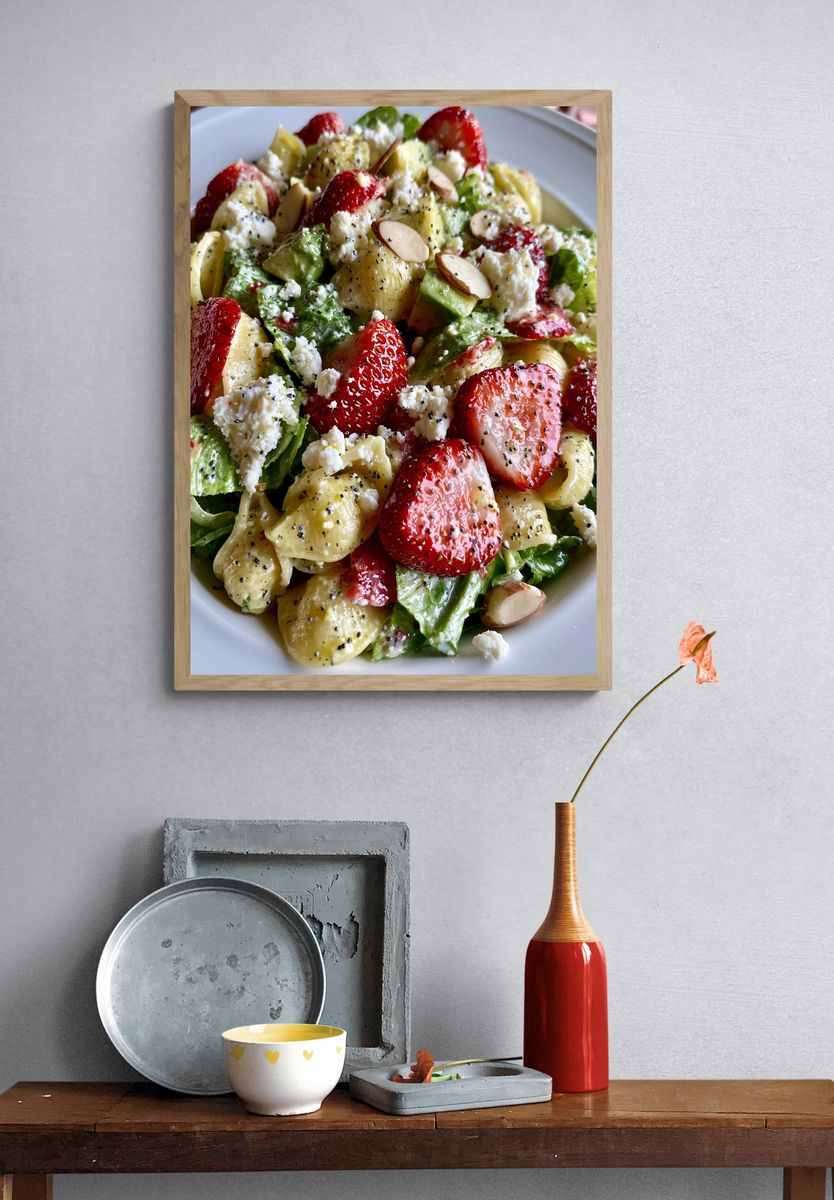 Strawberry Avocado Salad Print. — room view 3